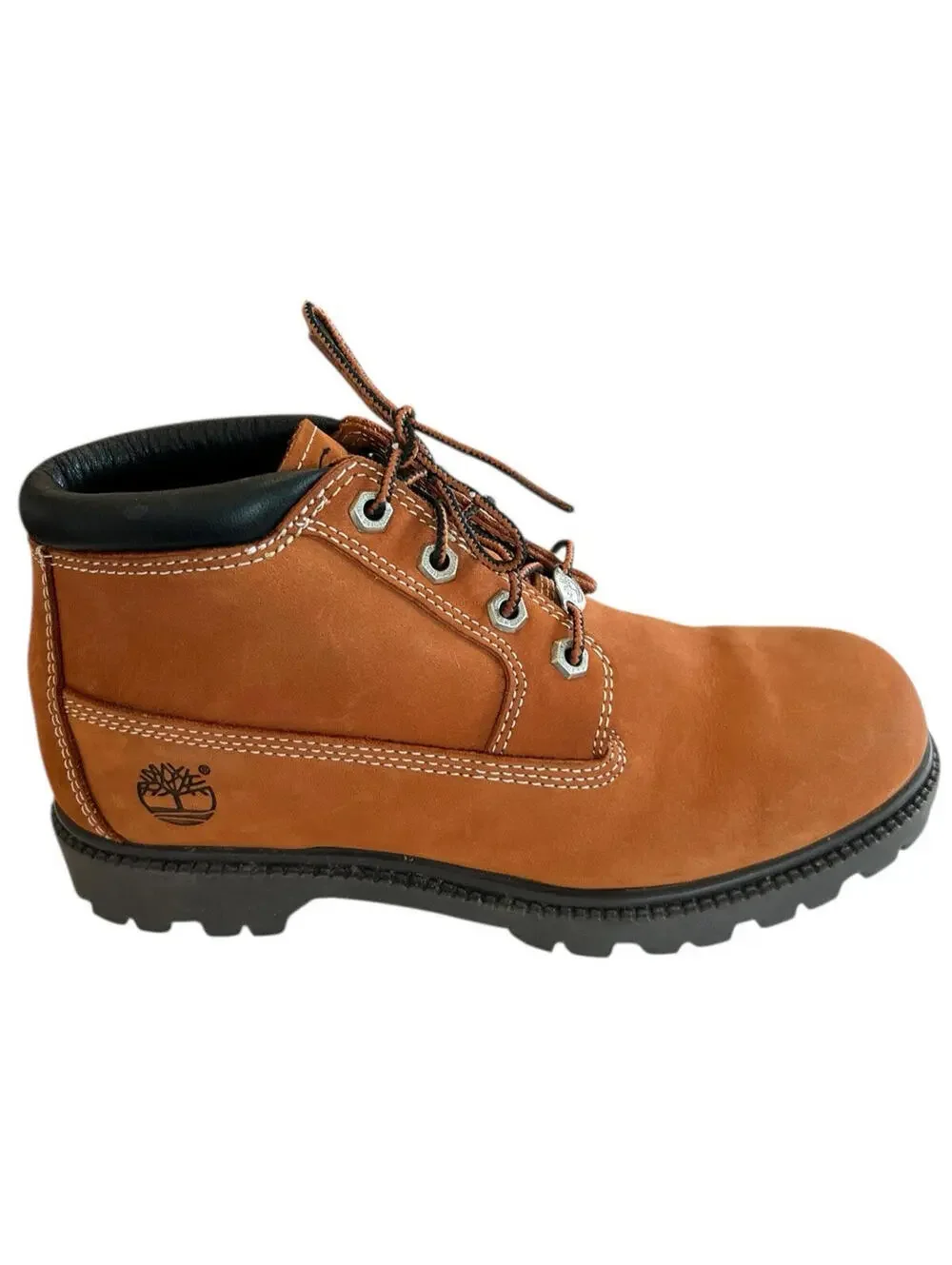 Timberland Boot Chukka Mens Sz 8 NWOT Heritage Waterproof Orange Ankle